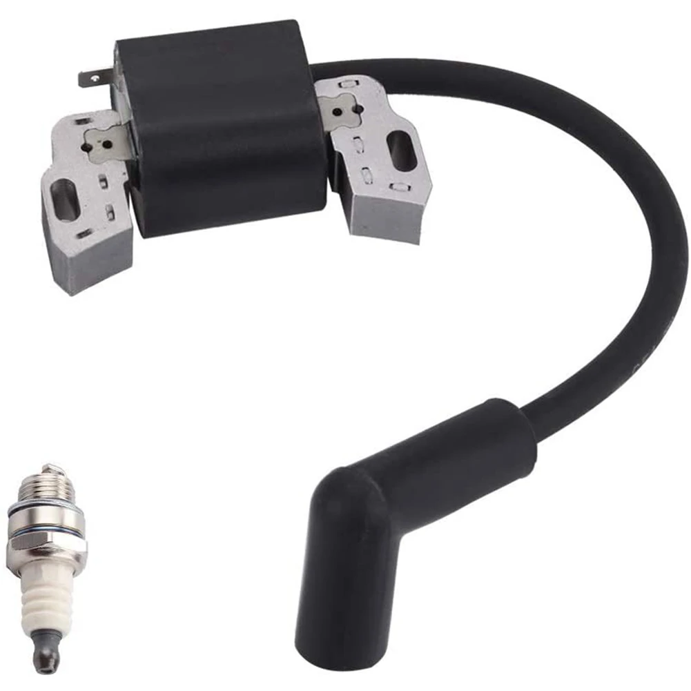 

593872 Ignition Coil with Spark Plug for 798534 799582 Armature Magneto 08P502 09P602 09P702 Lawn Mower Engine Parts