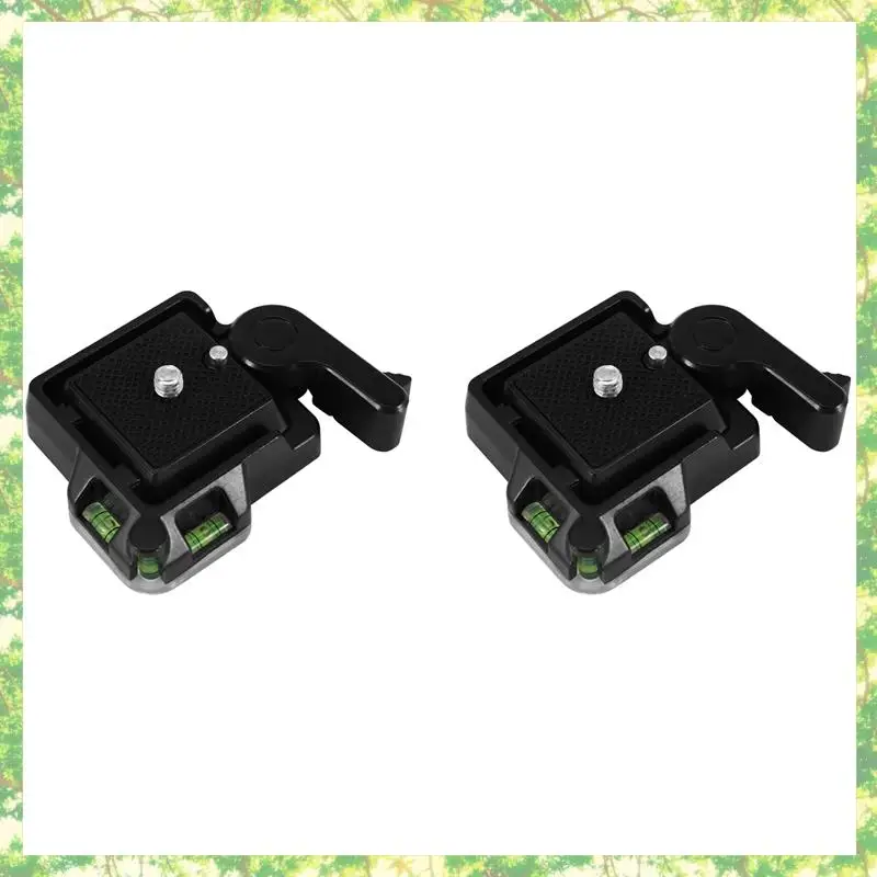 Smart-2X الإفراج السريع لوحة منصة قاعدة تثبيت كاميرا الفيديو ترايبود Monopod الكرة رئيس لكاميرا DSLR QR40 1/4,3/8 المسمار