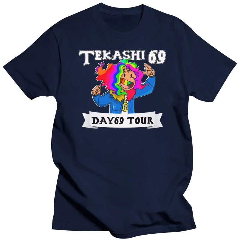 Tekashi 6Ix9Ine Day69 Tour Hip Hop Rap  Black T Shirt Size M 5Xl