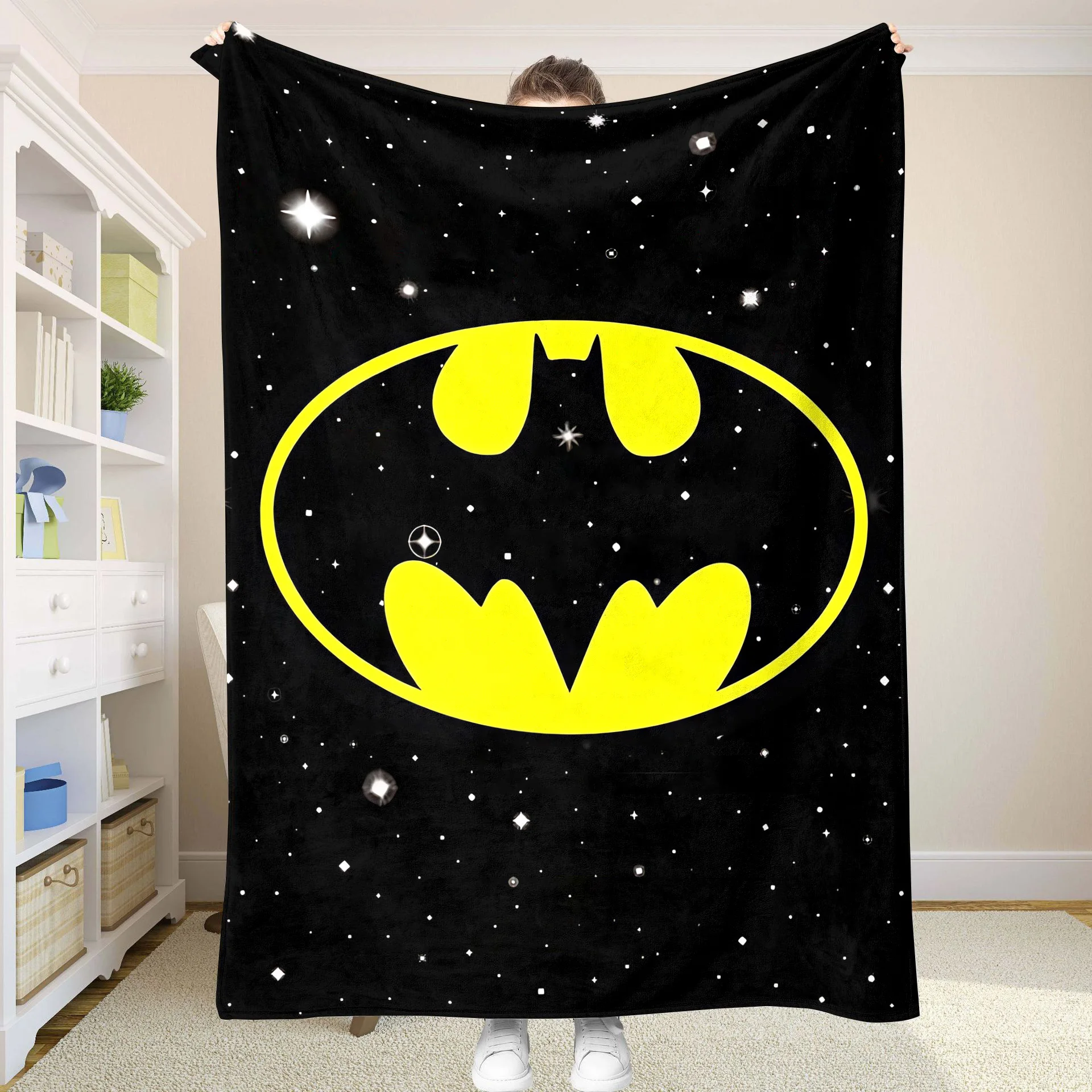 بطانية مخصصة Batmane للمنزل والديكور أريكة البطانيات والمفارش الصيف المعزي رقيق البطانيات الناعمة لسرير الطفل