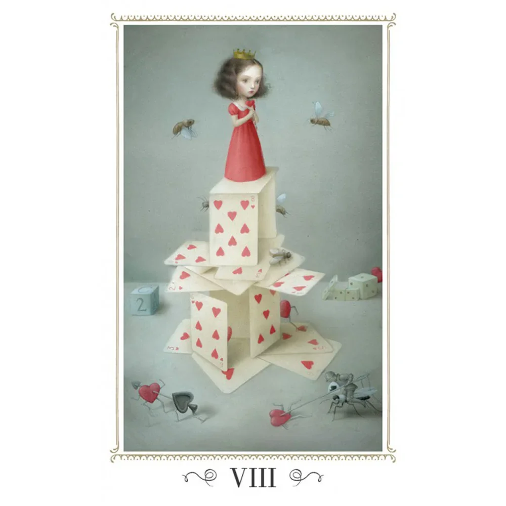 Nicoletta Ceccoli Tarot Kaarten Fun Tarot Dek Tafel Oracle Voor Waarzeggerij Fate Engels Versie Board Games Speelkaarten Party