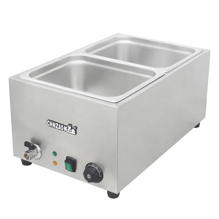 Hot Sales 2 Pots Commercial Electric Food Warmer food warmers stainless steel buffet Bain Marie for catering