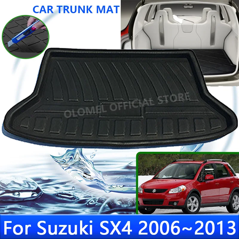

Авто для Fiat Sedici Suzuki SX4 люк седан Neo балено 2006 ~ 2013 2011 2008 коврик для багажника устойчивый к высоким температурам коврик для хранения