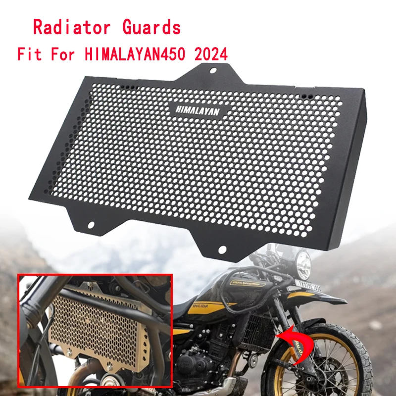 

Himalayan450 Radiator Guards Motorcycle Radiator Guard Grille Cooling Cover Protection Fit For Royal Enfield HIMALAYAN 450 2024