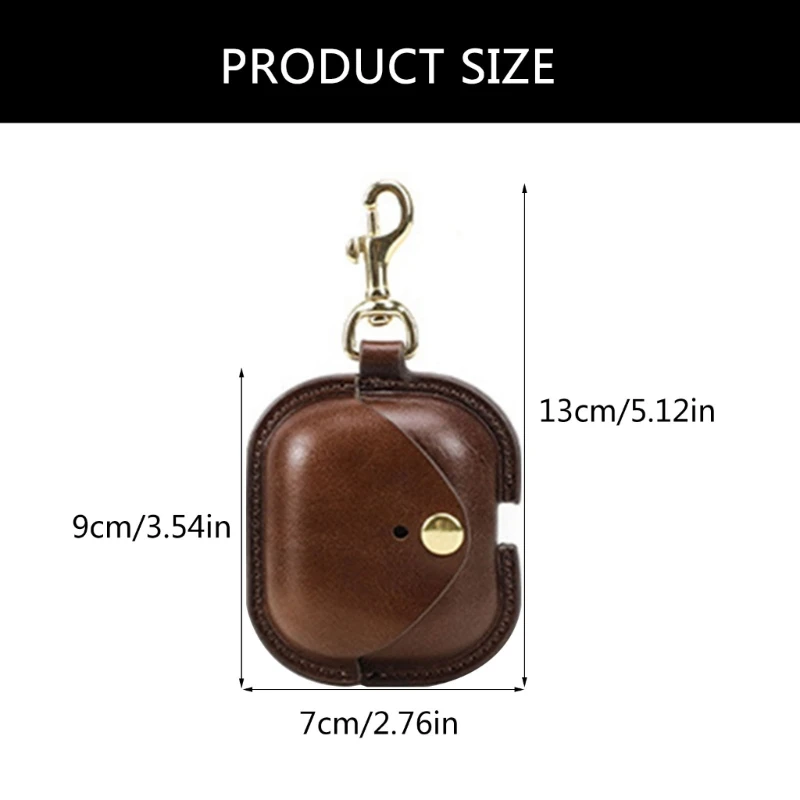 Scratchproof Carrying Case Shockproof Skin Suitable for Samsung Buds 3 Headphone Dustproof Housing Washable Leather Sleeve Shell