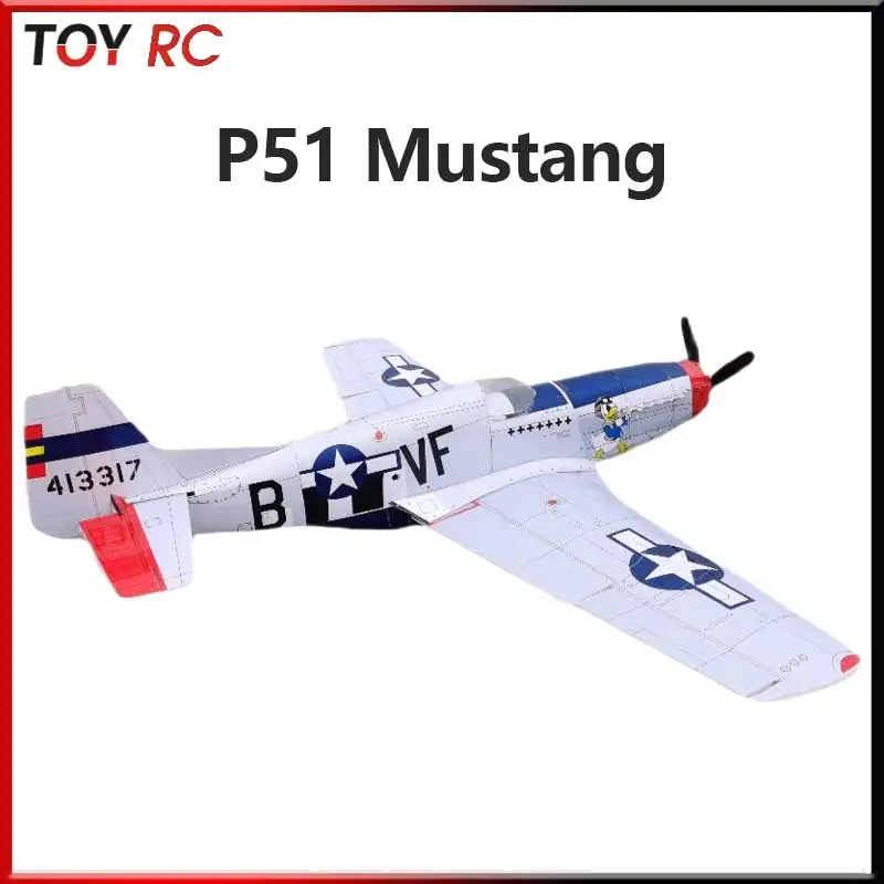 

Wwii P51 Mustang Fighter Rc Airplane Kit Kt Film Covered Diy Assembly Remote Control Military Model Aircraft For Adult Hobbyists