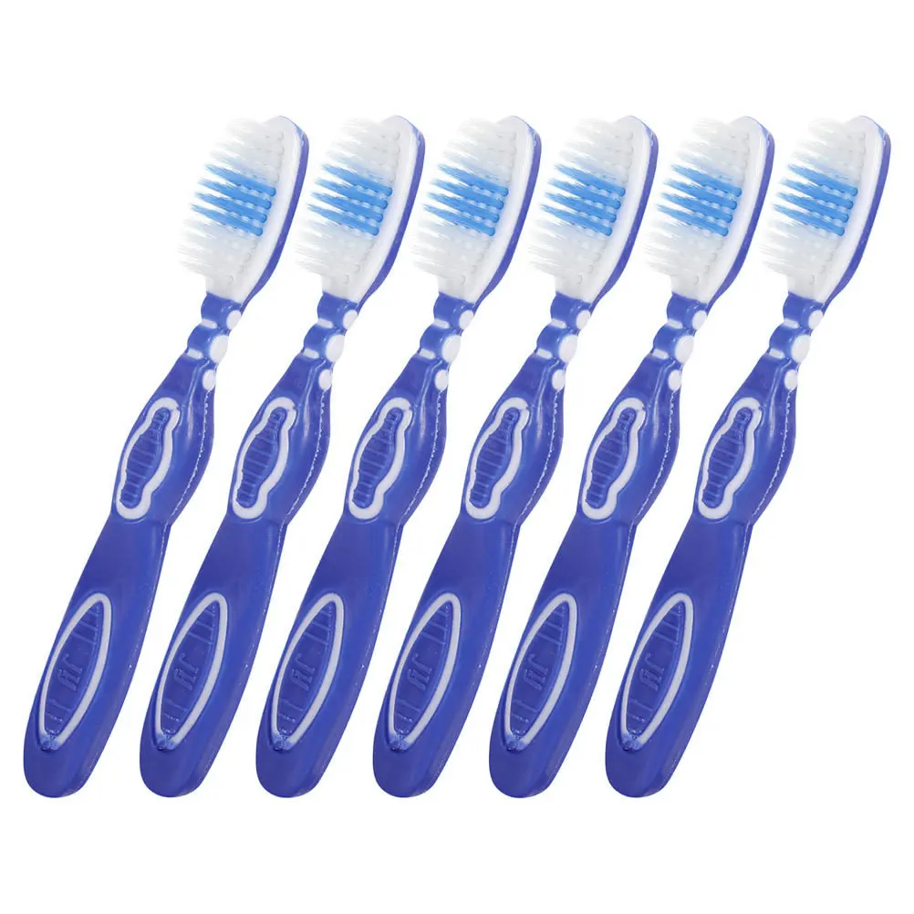 

6pcs Tiny Toothbrushes Small Size For Prison Use Short Handle Soft Bristles Durable Travel Mini Toothbrush Portable Oral