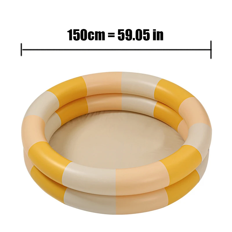 Diameter 150cm Inflatable Swimming Pool Baby Toys Fshion Retro Ocean Balls Pool Tent Toys For Children Outdoor Summer Toy