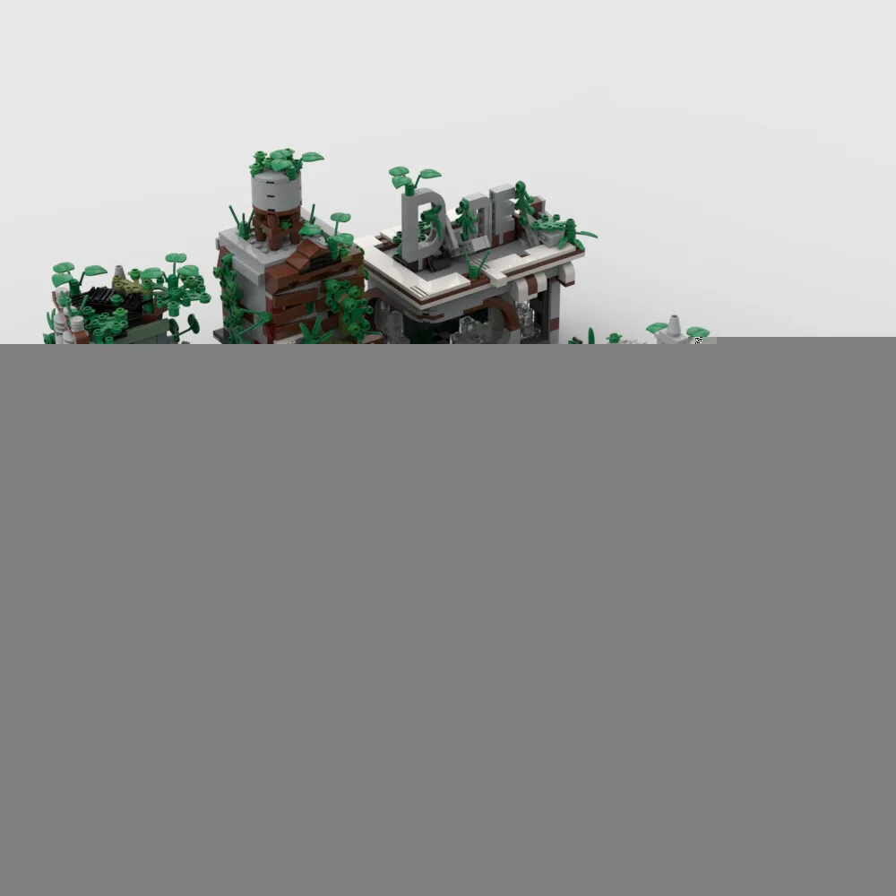 

MOC-32889 Modular Building: Ruined City with 9 Different Modules 3645 Parts