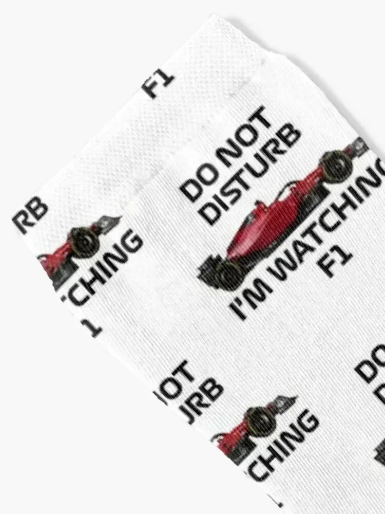 Do Not Disturb I Am Watching F1 2022 Socks snow luxe gym Men Socks Women's