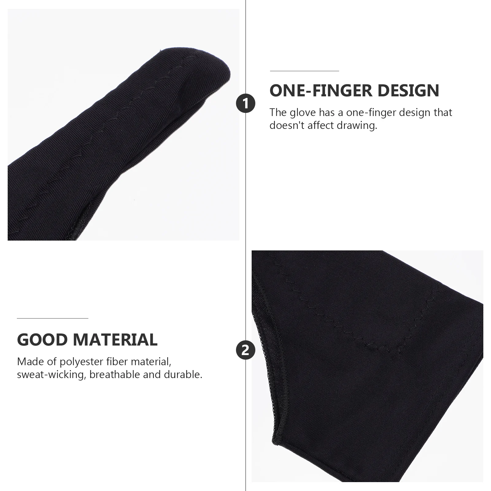 

4Pcs Graphics Drawing Tablet Glove Anti-Skid Easy to Use for Passive Active Capacitive Pen Xs Drawing Glove Gloves for Sketching