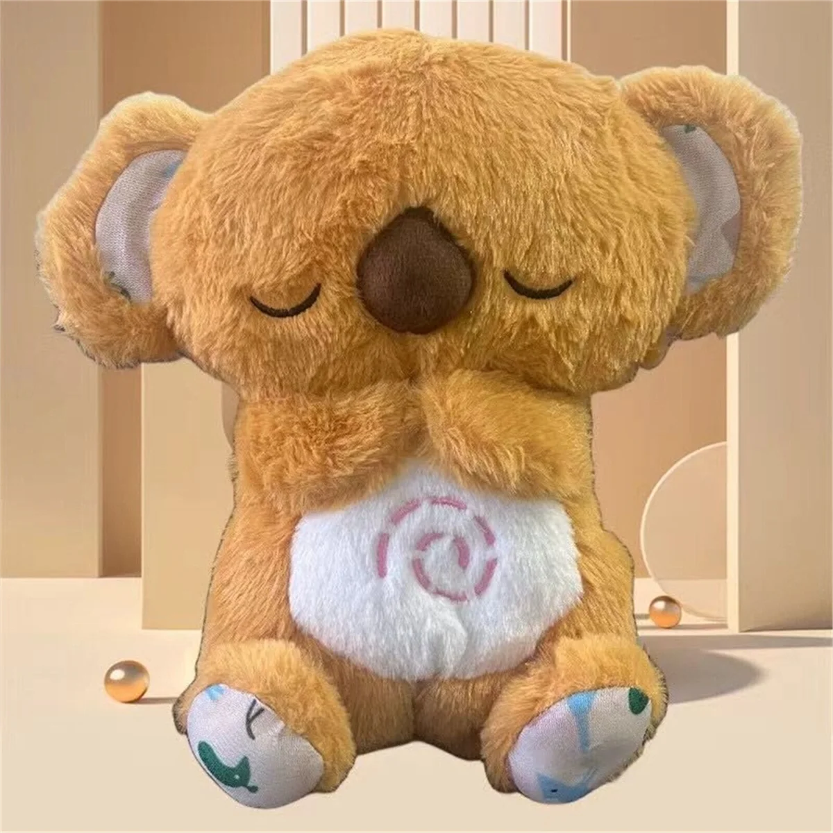 Jouet en peluche Koala respirant avec musique, Kanters calmants, Kanters d'anlande, Kanters de sommeil, instituts d'anlande, 1PC