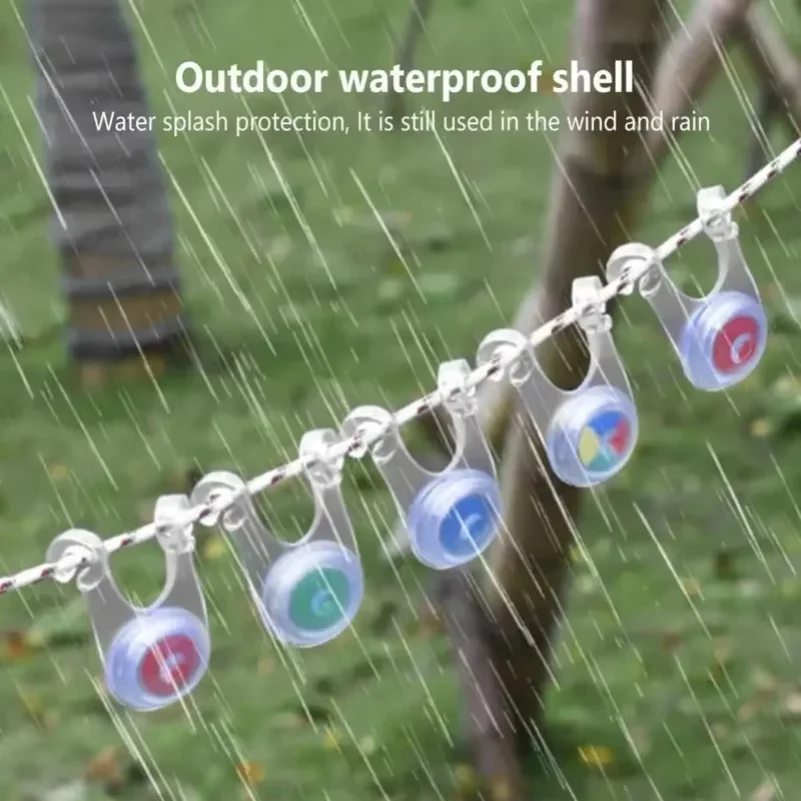 10 LED Rope String Lights, Decorative Fairy Lights for Family Gatherings, Outdoor Camping, Fishing & Tent Decoration