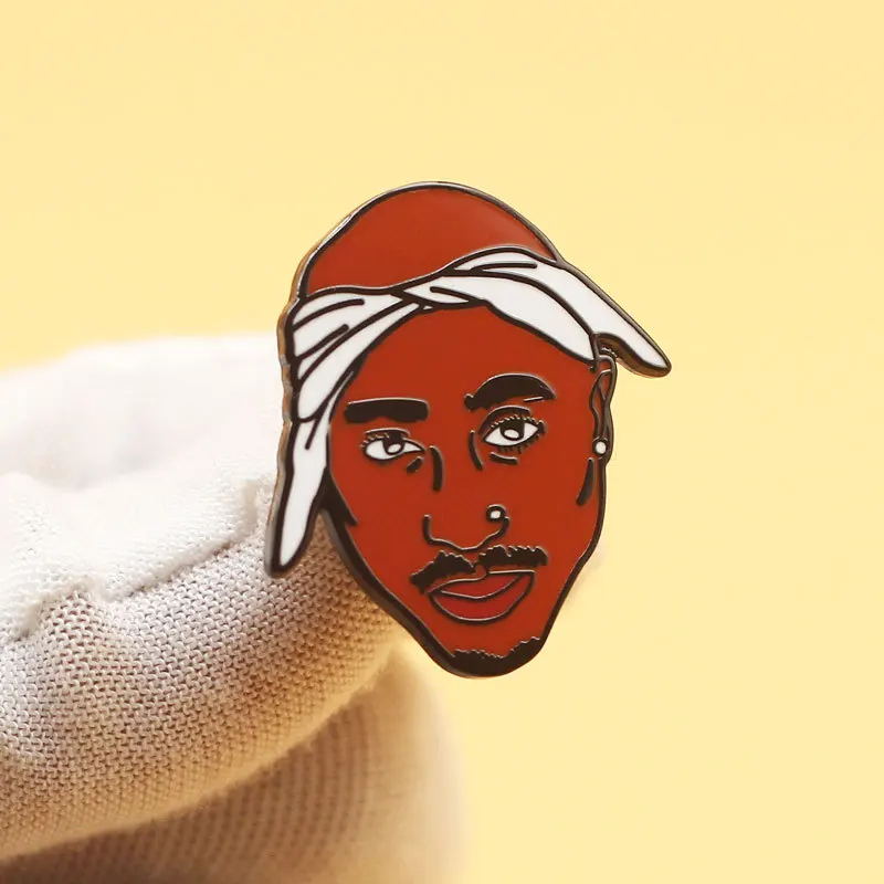 Эмалированная булавка в стиле хип-хоп с лацканами, музыкальный значок, милый детский подарок, ювелирные изделия, украшение для рюкзака, шляпа, воротник, броши