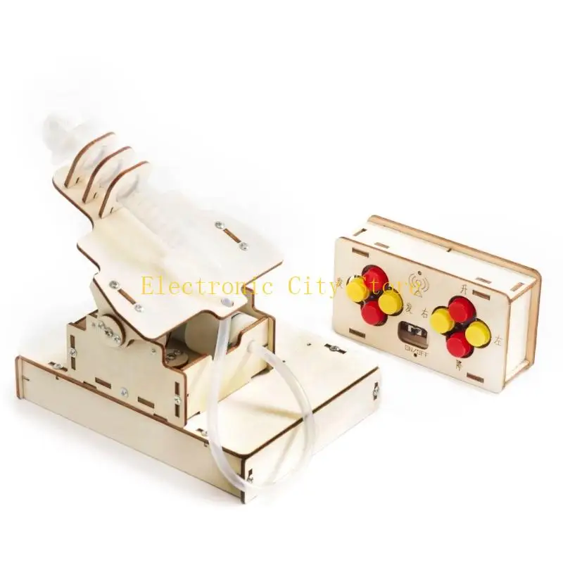 Remote Control Turret Models Kits Science Experiment Kits STEM KIDS Science Toy Hu8d