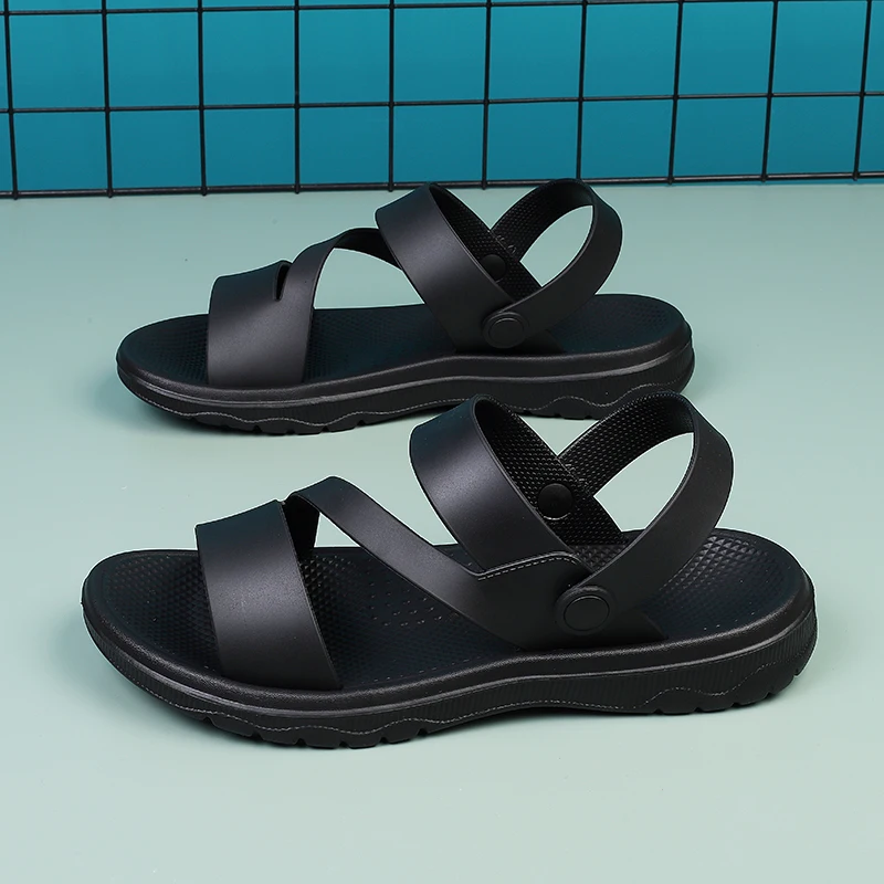 

Summer Men's Sandals Outdoor Mens Slippers Comfortable Beach Casual Shoes Non-slip Breathable Roman Shoes Flip-Flop Garden Shoes