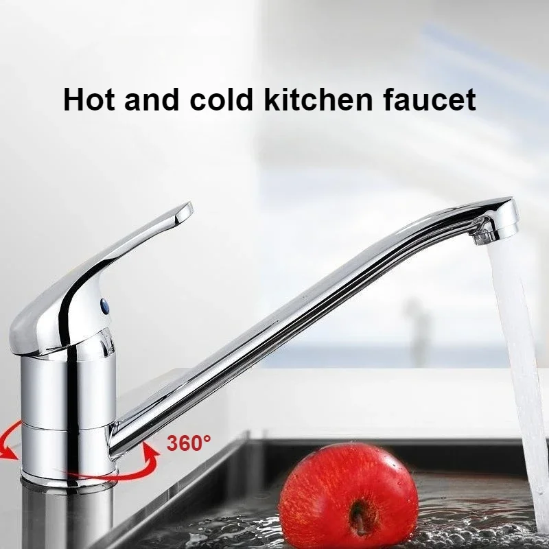 

Однорычажный хромированный смеситель, домашние смесители для раковины, кухонный смеситель, поворотный излив, смесители для умывальника в ванной комнате, монтируемые на палубе