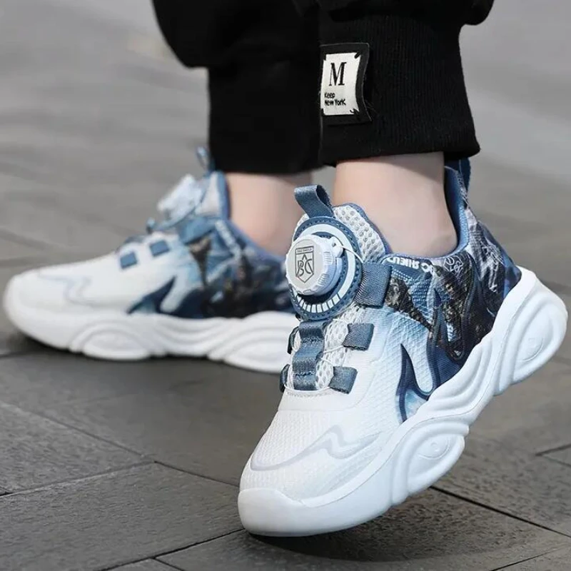 Children shoes girl Shoes Kids sneakers Pu Leather Sports Tennis baby boy shoes School Running Casual Sneaker Walking shoe