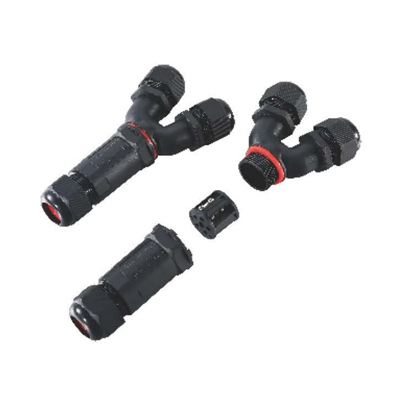 Y1 waterproof connector AC450V Y1-2/3/4/5 core IP68 cable diameter 8-12mm;12-16mm Screw locking Civil and industrial connectors