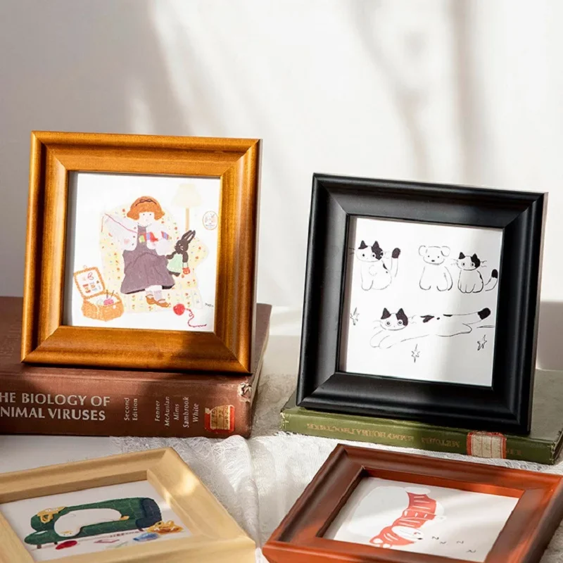 

High-Quality Natural Wood Photo Frames, Premium Solid Wood Picture Frame Set, abletop Display Frames, Home Decor, Special Gifts