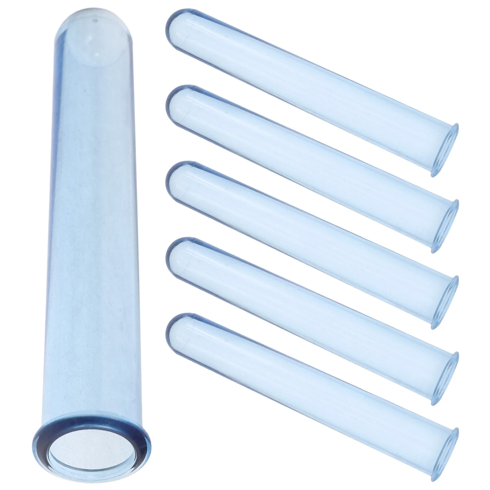 

6Pcs Clear Plant Propagation Test Tubes 12cm Hydroponic Flower Holder for Desktop Home Office Decoration Desktop Plant Decor