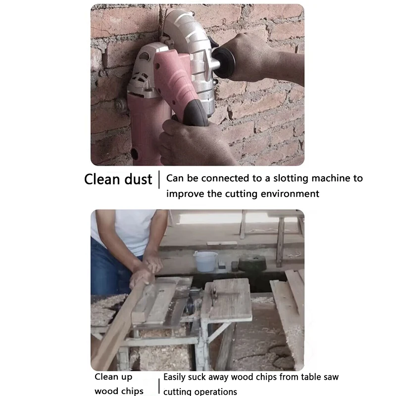 Woodworking Dust Removal High-Power Vacuum Cleaner Industrial Construction Dust Collector Wall Planer Grinder Cloth Bag Blowing