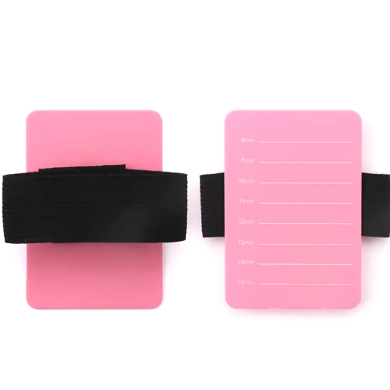 Adjustable Wrist Strap Eyelash Extension Hand Pallet Lash Tweezer Holder Storage Tray Tool