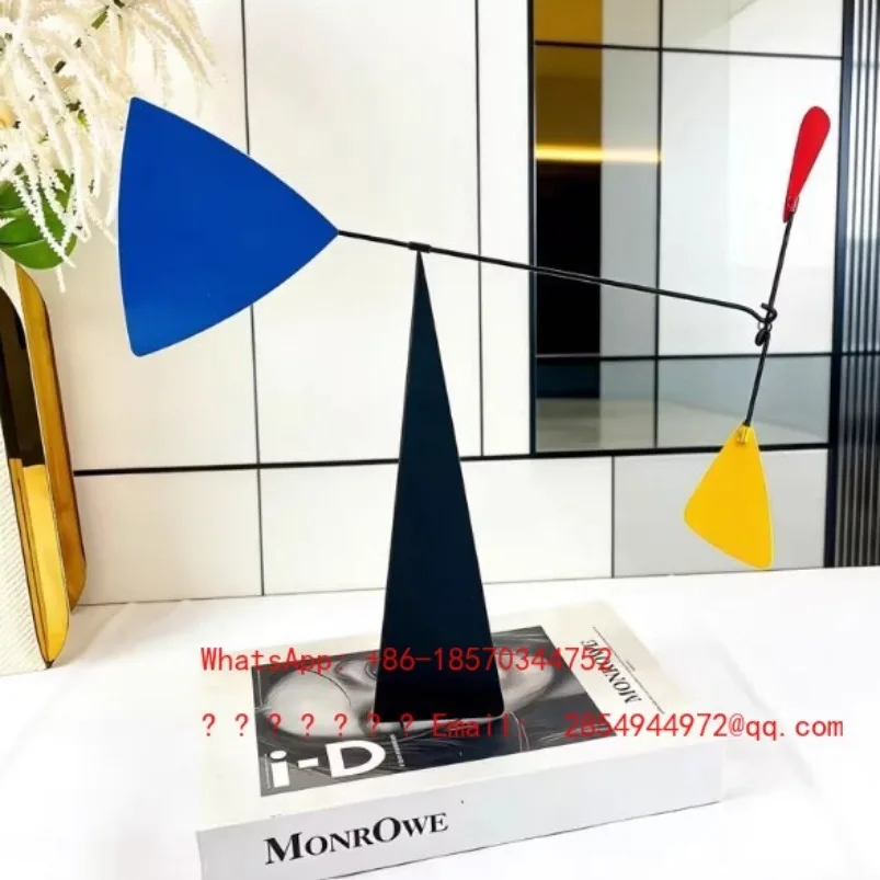 Modern Minimalist Nordic Morandi Color Geometric Dynamic Balance Ornament