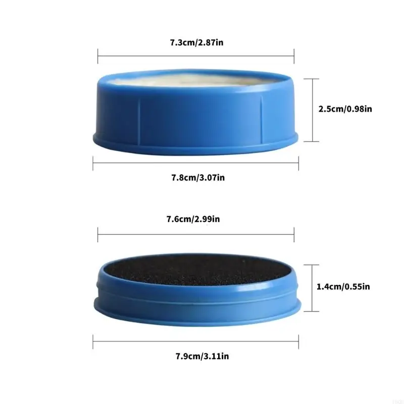 Set 19QE 3 Accessori per vuoto Filtri lavabili Filtri del vuoto Filtri sostituzione per fornire polvere e cattura degli