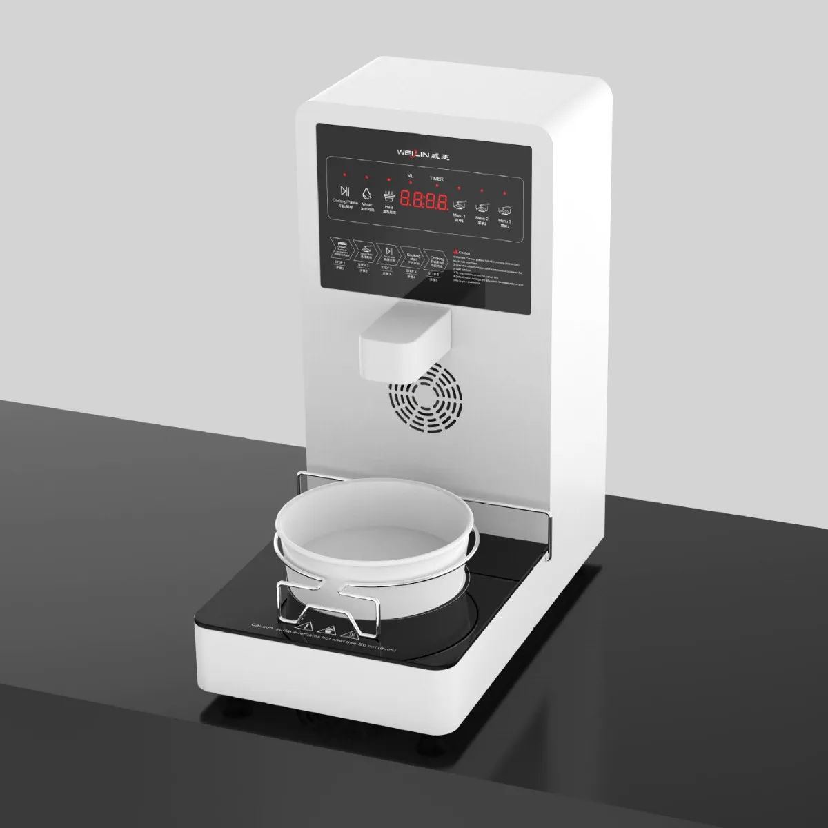 

Korean multi-functional noodle cooking machine desktop self-service instant noodle pumping and scanning code voice