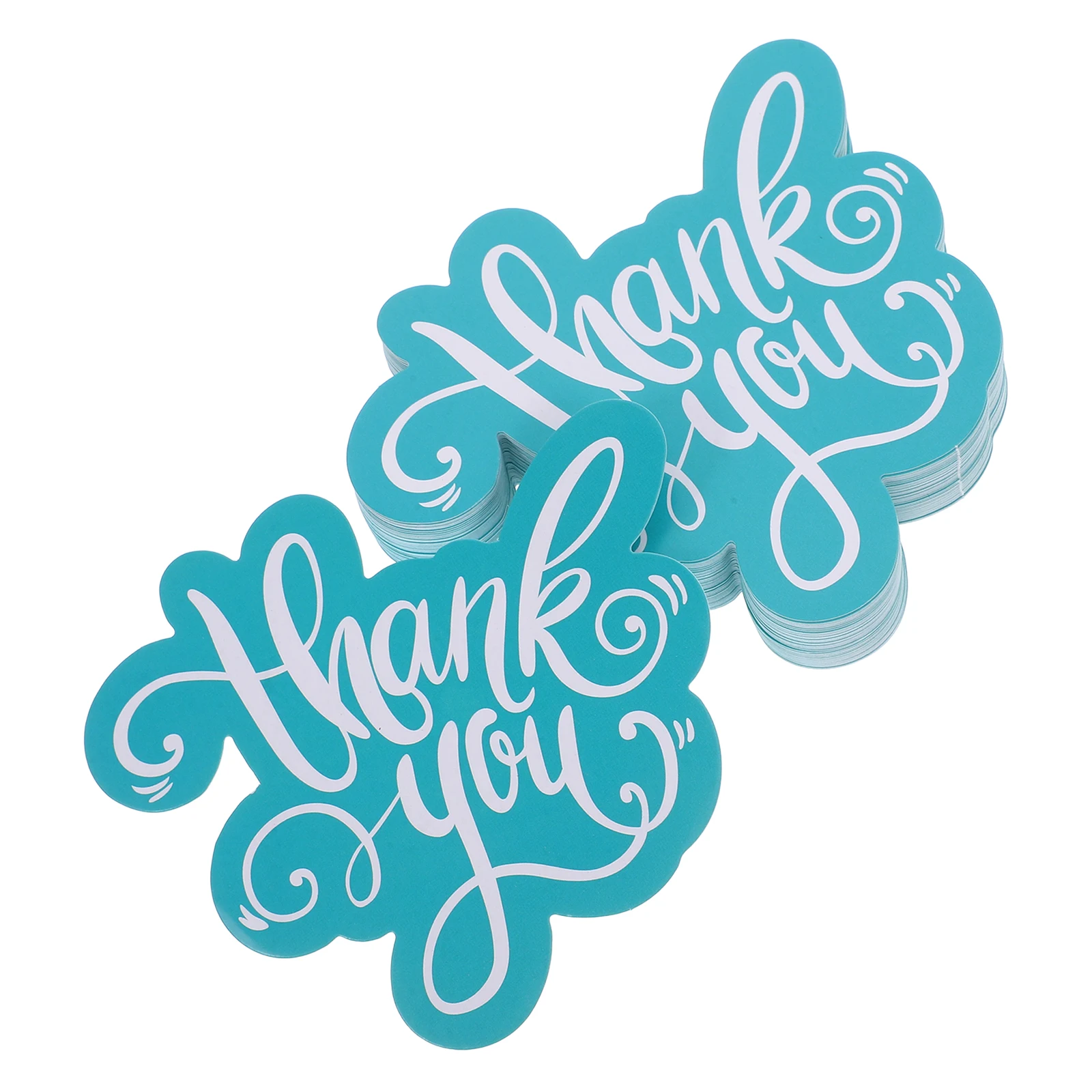 50 Pcs Thank You Card Mini Cards with Envelopes Greeting Small Shape