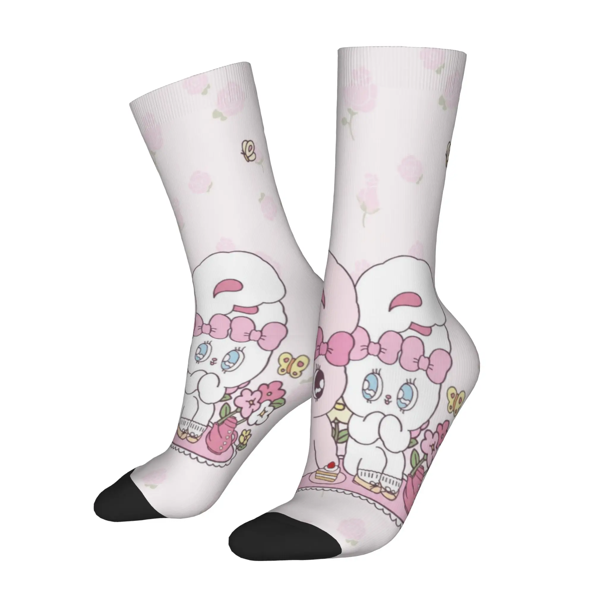 Esther Bunny cartoon rabbit Socks Merchandise For Men Women  Middle Tube Socks Cute Birthday Present