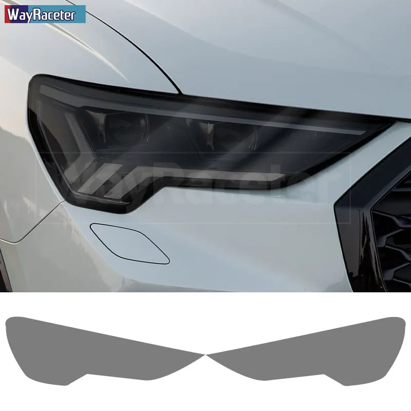 

Автомобильная передняя фара Защитная светильник ка задняя фара прозрачная Дымчатая черная ТПУ наклейка для Audi Q3 Sportback 2022 RSQ3 F3 2021 2020