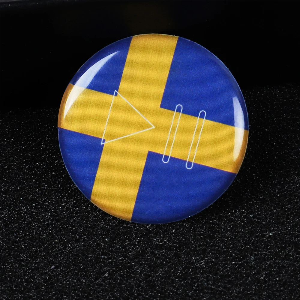 For Volvo S60 S90 XC40 XC60 XC90 V60 V90 C40 Car Interior Control Play Button Sticker Decorative Audio Adjustment Knob Decal