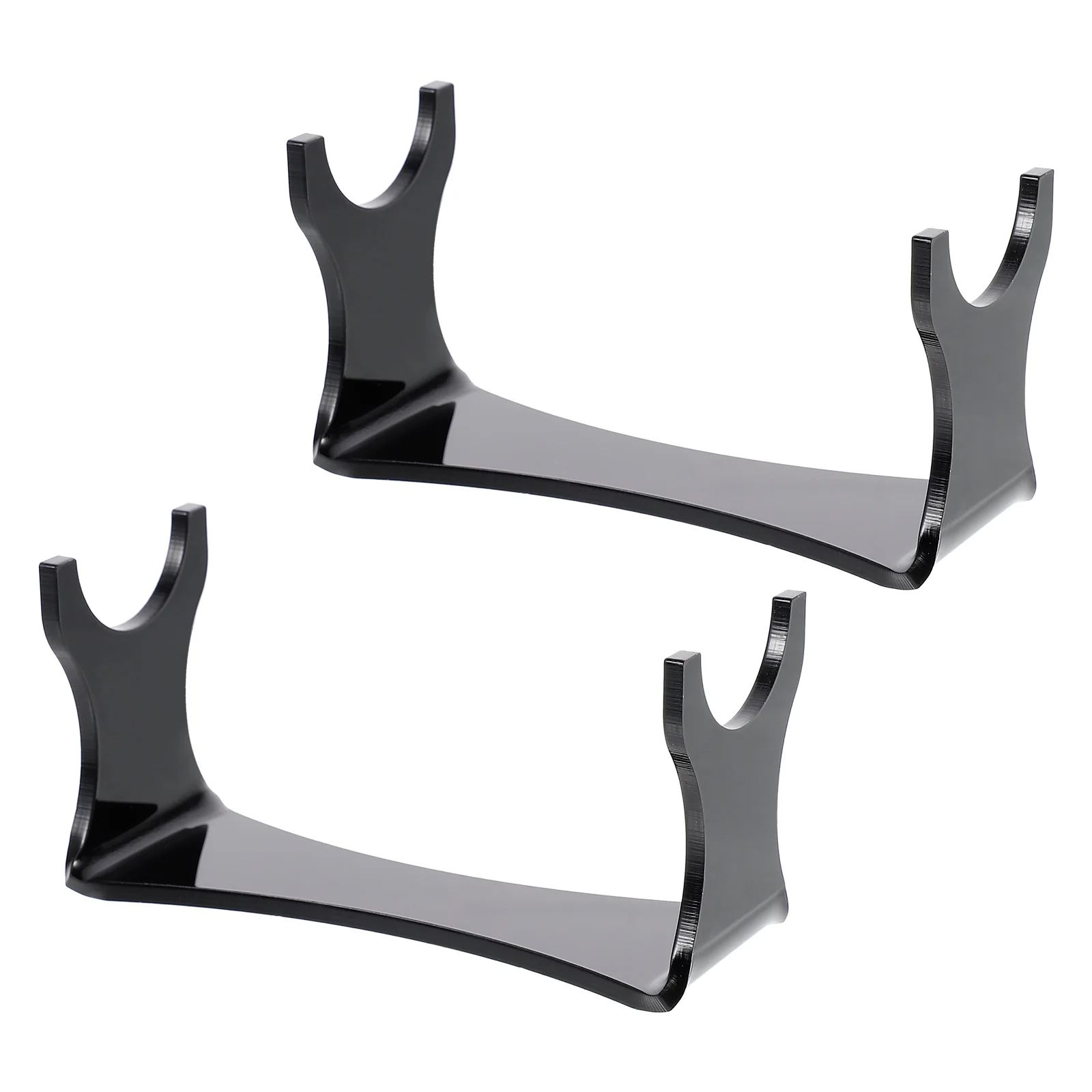 

2pcs Light Acrylic Toys Holder Swords Rack Storage Display Desktop Bracket Rack Desktop Swords Stand Equipment Stand
