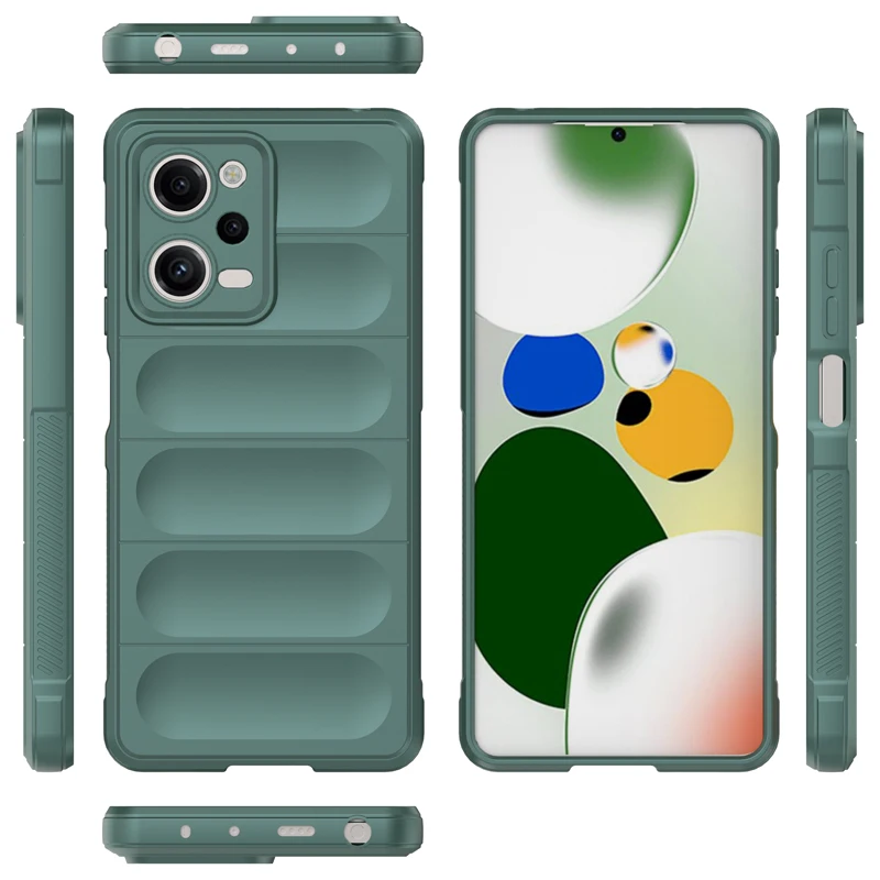 

For POCO X5 Pro 5G Case Shockproof Shield Soft Silicone TPU Full Protection Phone Back Cover For Xiaomi Redmi Note 12 Pro чехол