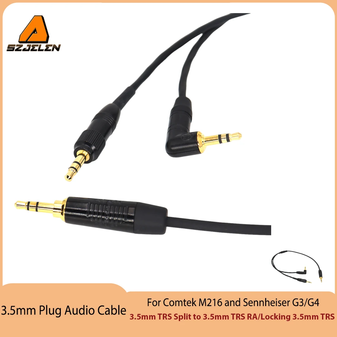 

Hot Sale 3.5mm TRS Split to 3.5mm TRS RA and Locking 3.5mm TRS for SD Mix Pre 10II (X1/X2) to Comtek M216 and Sennheiser G3/G4