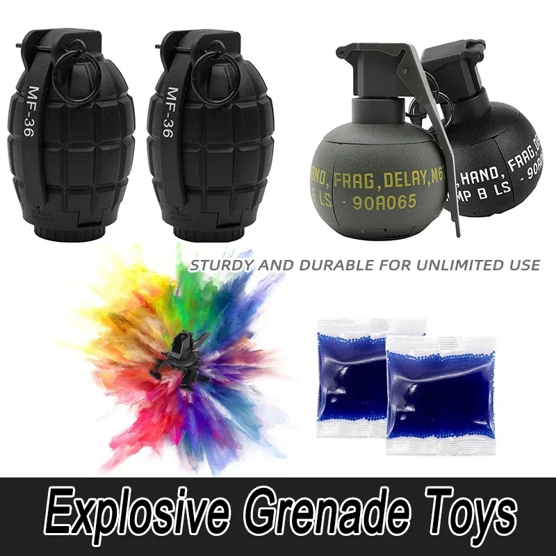 Modelo de Granada de mano M67, bomba de agua de simulación, juguete de broma de Granada de mano, modelo militar, serie Boy, estructura de pistola de juguete de Granada de cumpleaños