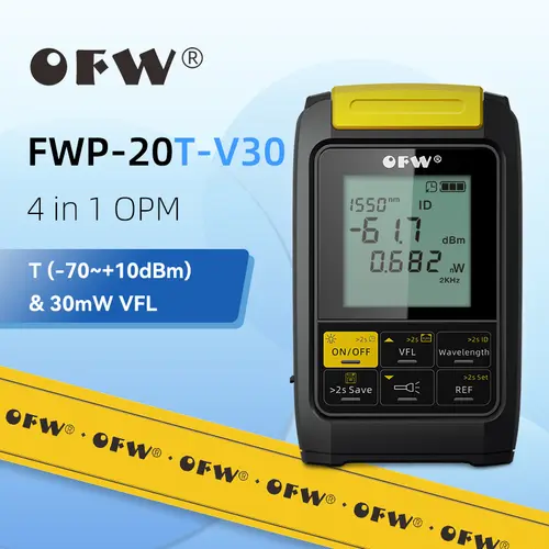 Mini 4 in 1 Optical Power Meter Visual Fault Locator Fiber Optic Light Meter Optic Fiber Tester OPM Tester VFL - Image 11