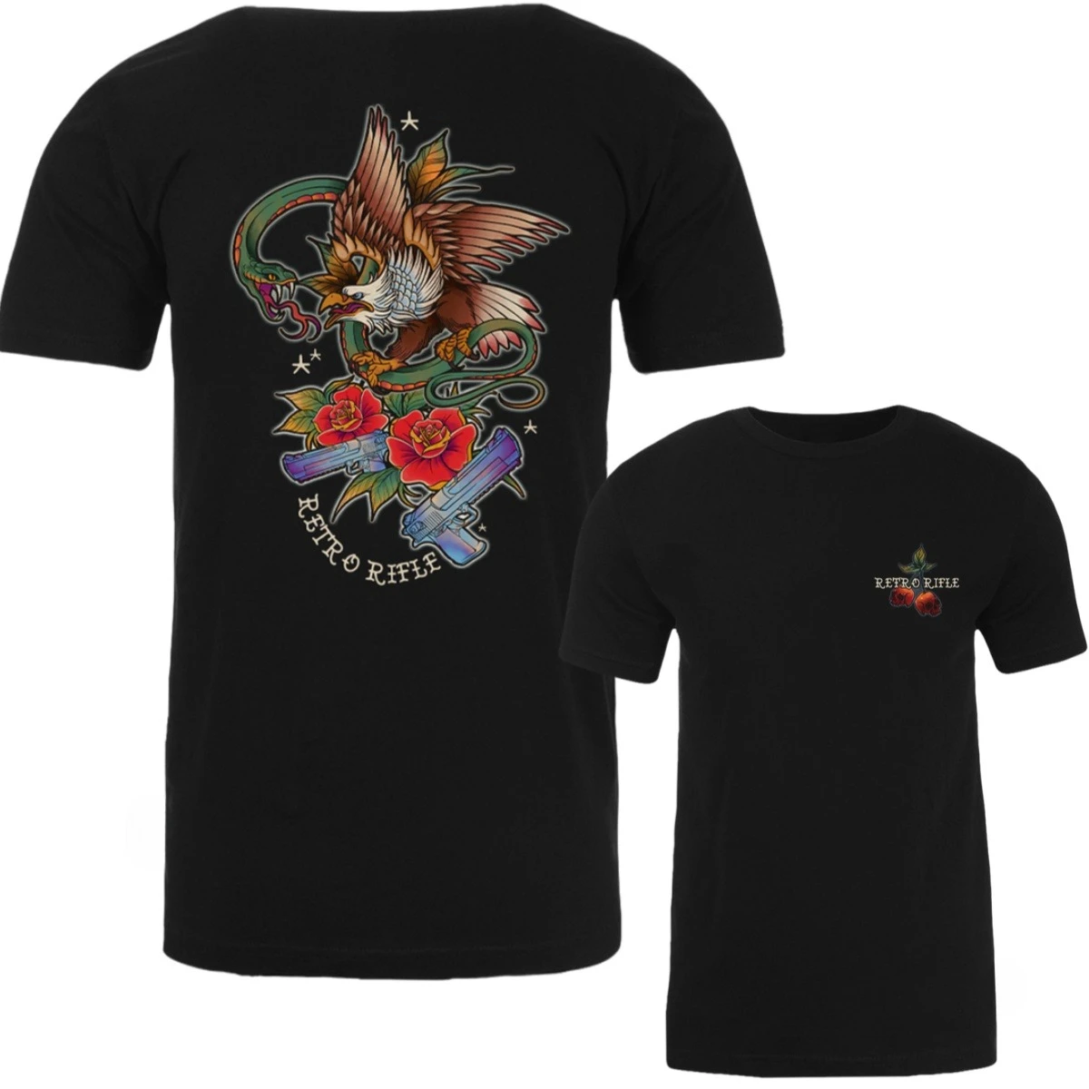 New Sale Retro Rifle - Men's T-Shirt - Ink Machine Graphic Printing High-end Luxury Unisex Style Both of Men and Women