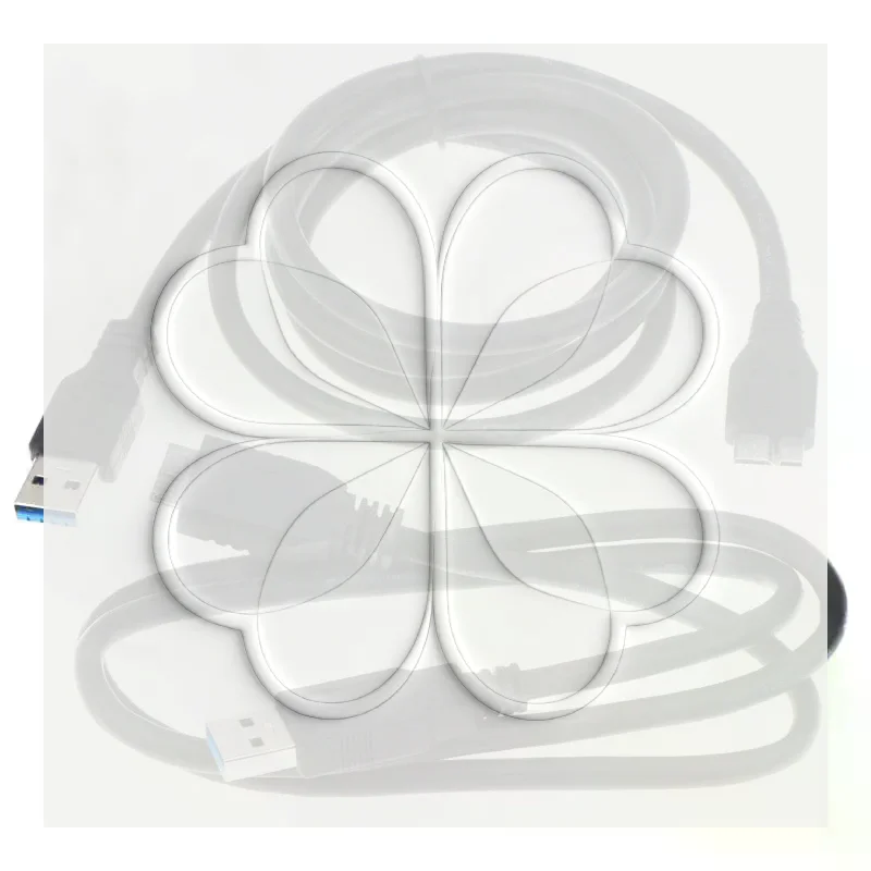 USB3.0 Type A To Micro B External Hard Drive Disk Cable 5Gbps High Speed Transfer For External Hard Drives Cameras Phones