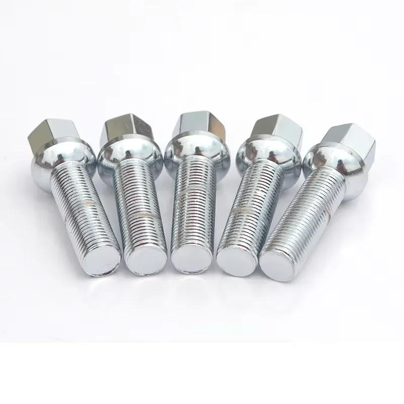 Juego de 5 Pernos de Rueda de Coche Negros/Plateados M12x1.5 14x1.25 14x1.5 para Mercedes-Benz Clase C (W203), Mercedes-Benz 300SE (W126)E-Class (W124), Mercedes-Benz 190E (W201), Mercedes-Benz E-Class E55 AMG (W210),