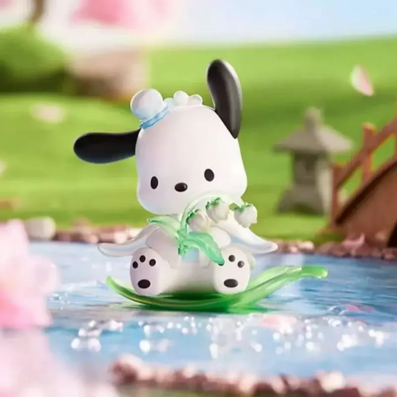 سانريو كورومي ميلوديا مينغ بوكس نوفو شارمي فلور روباس سلسلة أنيمي estatuetas ornamento de mesa na moda presentperiéricos