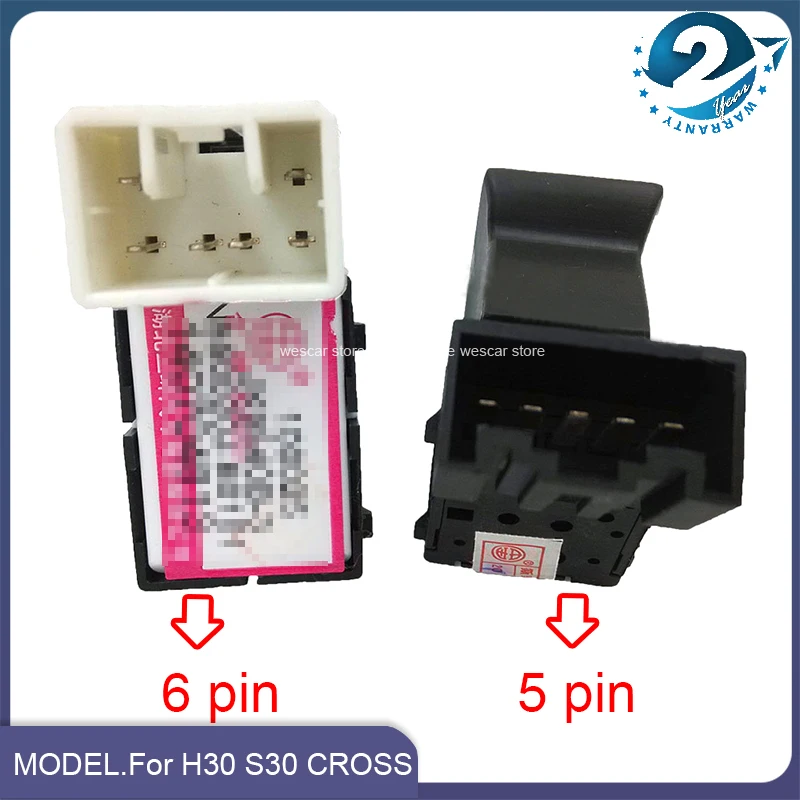 Sterowanie elektryczne przełącznik podnośnika szyby głównej dla Dongfeng H30 S30 przycisk przełącznika sterownika bocznego okna krzyżowego