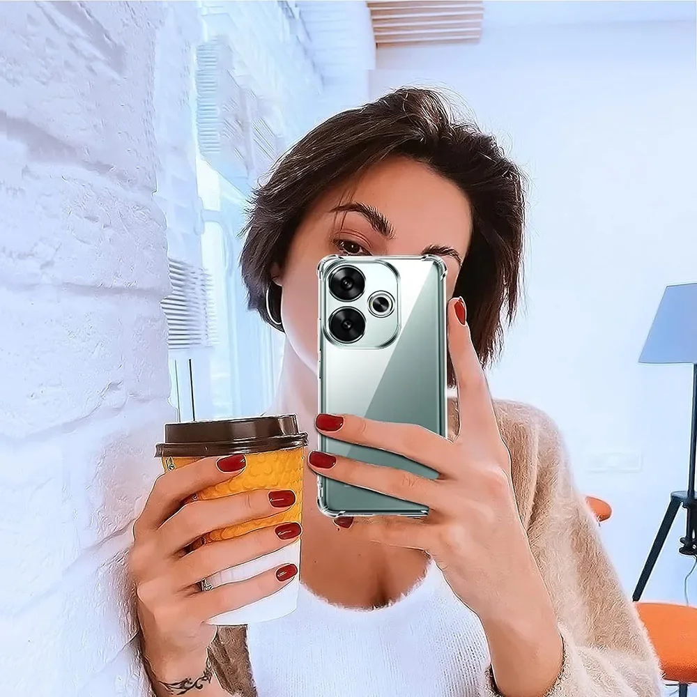 Shockproof Case For Xiaomi Poco F6 F5 F4 F3 X6 X5 X4 X3 GT M6 M4 M3 Pro 4G 5G Silicone Soft Clear Ultra Thin Clear Shell Cover