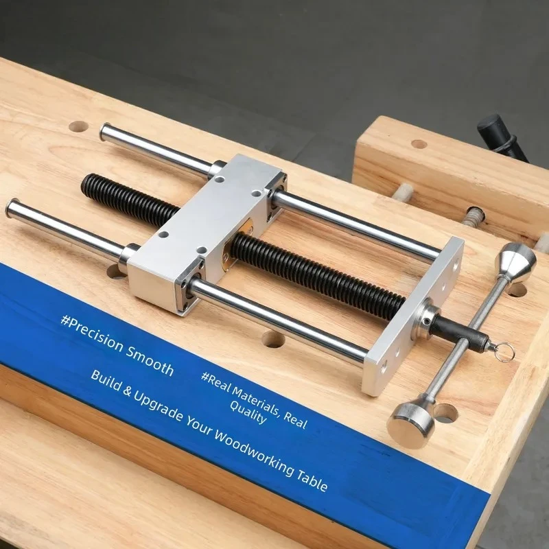Heavy Duty Woodworking Table Vise Double Link Precision Inertia Vice for DIY CNC Desktop Clamping Tool