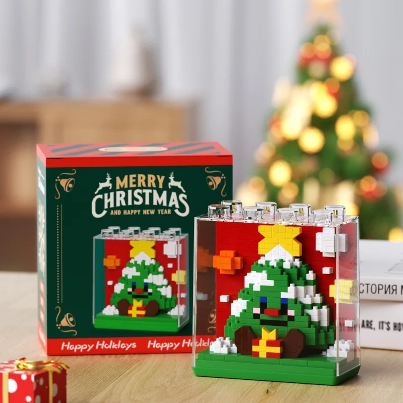 

Christmas Gifts Micro Brick Toy for Children Girls 6 To 10 Years Old Adults Particle Building Block Set 3d Model Mini Toy Games