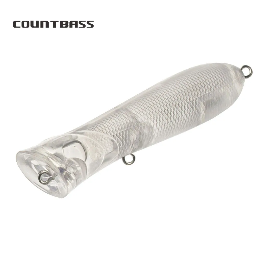 Countbass Señuelos Topwater 80mm – Popper flotante sin pintar - imagen 2