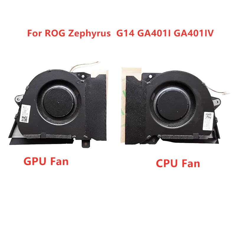Brand New Original Laptop CPU GPU Cooling Fan For ASUS ROG Zephyrus G14 GA401I GA401IV