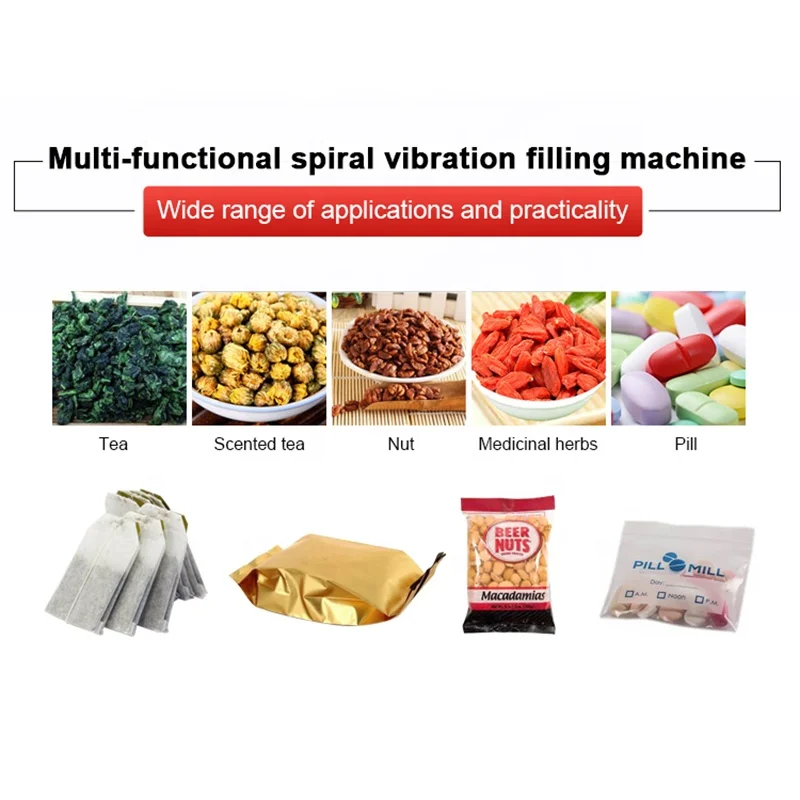 Multi-function small spice powder grain filling weight packing machine tea bag coffee automatic packaging machine